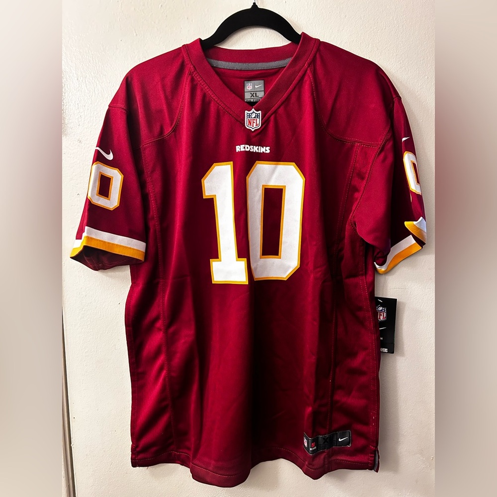 Youth Nike Burgundy #10 Washington Football Jersey with White & Gold Accents